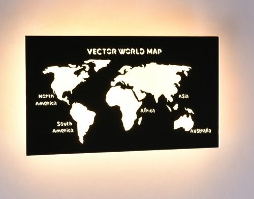 Светильник светодиодный Мелодия света Карта 6043-37W Черный картинка 